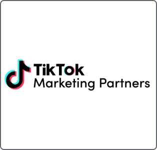 TikTok Marketing Partner badge representing Rabar Media's partner status.